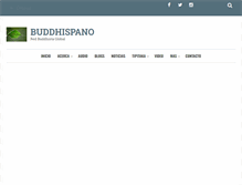 Tablet Screenshot of buddhispano.net
